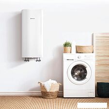 Накопительный электрический водонагреватель Thermex Flat 80 V Combi Накопительный электрический водонагреватель Thermex Flat 80 V Combi