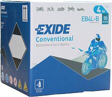 Мотоциклетный аккумулятор Exide EB4L-B (4 А·ч)