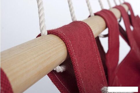 Подвесной гамак Гамак-Бай с брусками морковный [SB392DP]