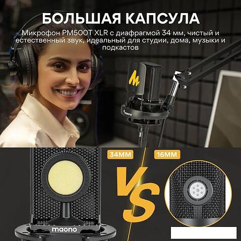 Проводной микрофон Maono PM500T