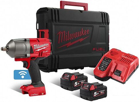 Гайковерт Milwaukee M18 ONEFHIWF12-502X 4933459727 (с 2-мя АКБ, кейс)