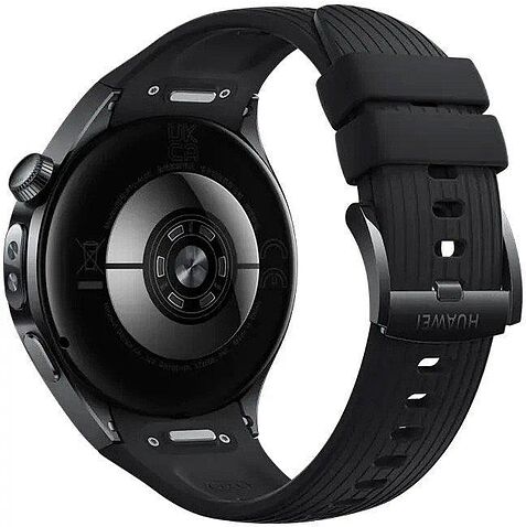 Умные часы Huawei Watch 5 46 мм (черный, с черным силиконовым ремешком, международная версия)