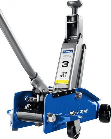 Подкатной домкрат Зубр Профи 43055-3 3т