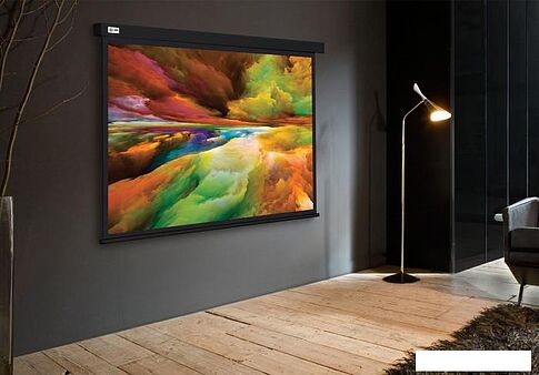 Проекционный экран CACTUS Wallscreen 206x274 CS-PSW-206X274-BK