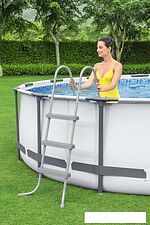 Каркасный бассейн Bestway Steel Pro Max (457x107, с фильтр-насосом, чехлом, диспенсером и лестницей) Каркасный бассейн Bestway Steel Pro Max (457x107, с фильтр-насосом, чехлом, диспенсером и лестницей)
