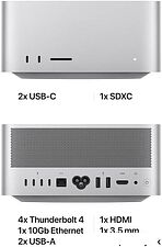 Компактный компьютер Apple Mac Studio M1 Ultra MJMW3