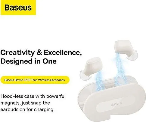 Наушники Baseus Bowie EZ10 (белый)