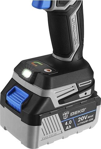 Ударная дрель-шуруповерт Deko DKCID20 Pro 085-1068 (с 1-им АКБ)