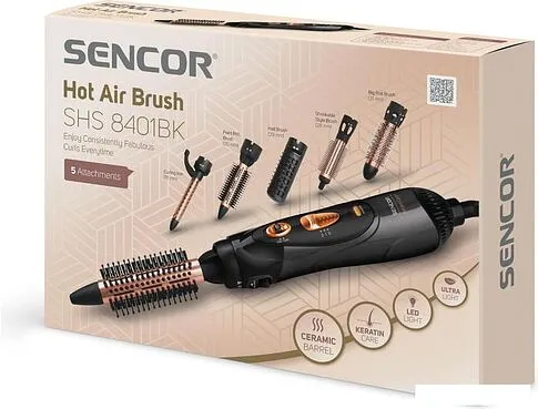 Фен-щетка Sencor SHS 8401BK