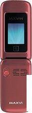 Кнопочный телефон Maxvi E8 (розовый)