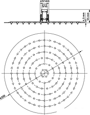 Верхний душ Deante NAC 203K