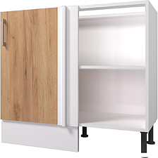 Шкаф напольный Горизонт Европа угловой (золотой крафт)