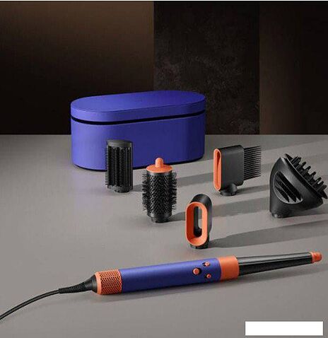 Фен-стайлер Dyson Airwrap Complete Long HS08 i.d. Diffuser (евровилка, синие румяна/топаз)