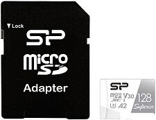 Карта памяти Silicon-Power Superior microSDXC SP128GBSTXDA2V20SP 128GB (с адаптером) Карта памяти Silicon-Power Superior microSDXC SP128GBSTXDA2V20SP 128GB (с адаптером)