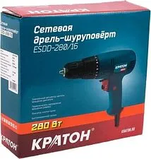 Дрель-шуруповерт Кратон ESDD-280/16 Hobby 30201028 Дрель-шуруповерт Кратон ESDD-280/16 Hobby 30201028