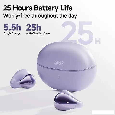 Наушники QCY Crossky C30 (бежевый)