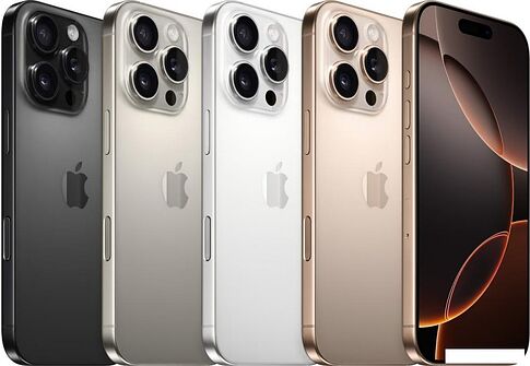 Смартфон Apple iPhone 16 Pro Dual SIM 128GB (черный титан)