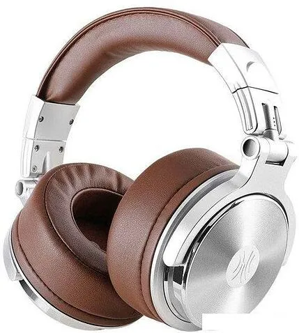 Наушники OneOdio Studio Pro 30 (серебристый/коричневый)