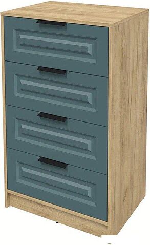 Комод Интерлиния Концепт КТ-К60 Деко (дуб золотой/верде)