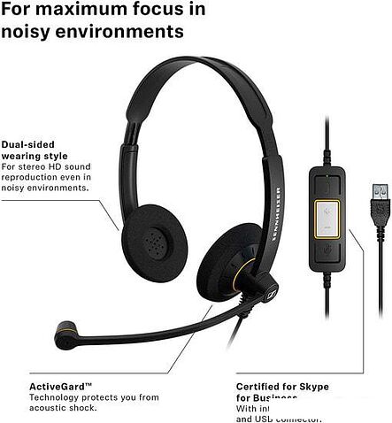 Офисная гарнитура Sennheiser SC 60 USB ML