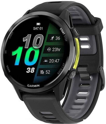 Умные часы Garmin Forerunner 970 47 мм (темно-серый/серый)