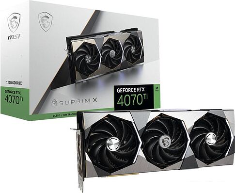 Видеокарта MSI GeForce RTX 4070 Ti Suprim X 12G