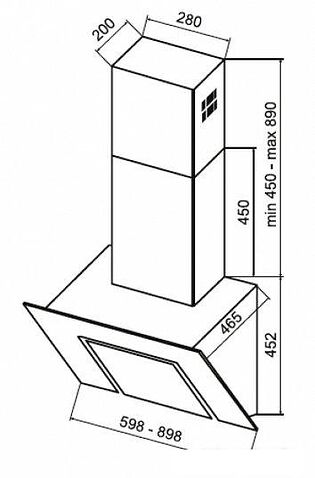 Кухонная вытяжка KUPPERSBERG F 660 W