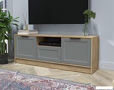 Тумба Интерлиния ТВ Концепт Тренд КТ-ТВ3-50 (дуб золотой/серый)