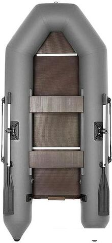 Моторно-гребная лодка Тонар Капитан 280ТС (серый)