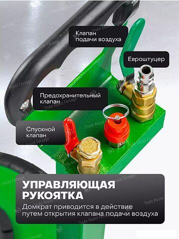 Подкатной домкрат RockForce RF-TRA1812 (59732)