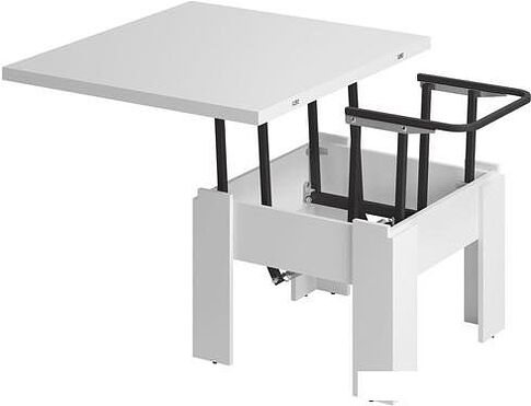 Стол-трансформер AMI Трансформер Элит (белый матовый)