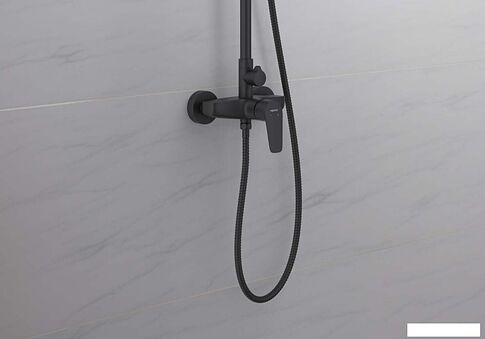 Душевая система  Aquatek Бетта AQ2160MB (черный матовый)