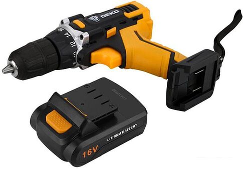Дрель-шуруповерт Deko DKCD16FU-Li 063-4098 (с 1-им АКБ, кейс)