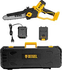Аккумуляторная пила Denzel СCS-200BL (с 1-им АКБ, кейс)