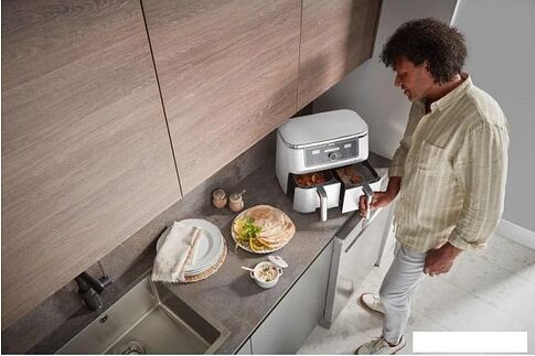 Аэрофритюрница Ninja Air Fryer Dual zone AF400EUWH