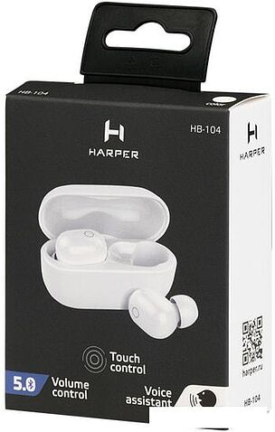 Наушники Harper HB-104 (белый)