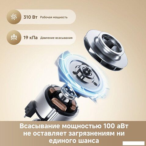 Пылесос Dreame Cordless Vacuum Cleaner R10s Essential VZV29A (евровилка, белый)