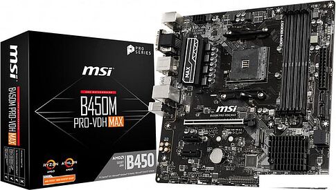 Материнская плата MSI B450M PRO-VDH MAX