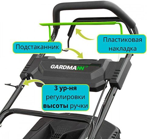 Газонокосилка Gardmann GML-515 SM