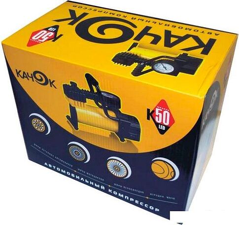 Автомобильный компрессор Качок K50LED
