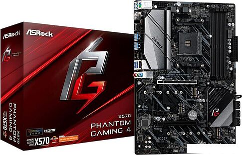 Материнская плата ASRock X570 Phantom Gaming 4
