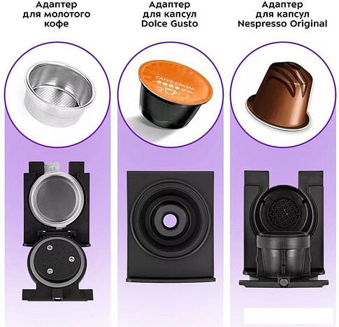 Капсульная кофеварка Kitfort KT-7230