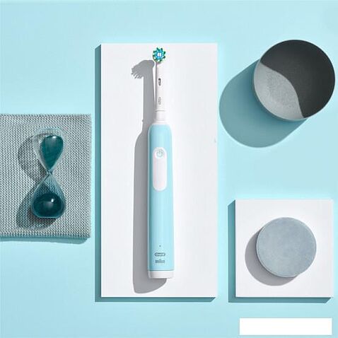 Комплект зубных щеток Oral-B Pro Series 1 D305.523.3H (2 шт, черный/бирюзовый)