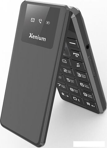Кнопочный телефон Xenium X600 (темно-серый)