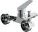 Душевой гарнитур  Cersanit Flavis 63035 + Vibe 63067