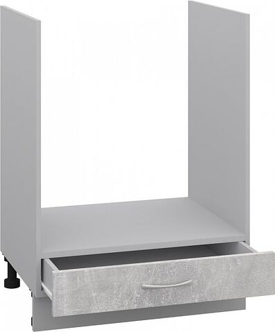 Шкаф напольный Кортекс-мебель Корнелия Лира НШ60д (ателье светлый)