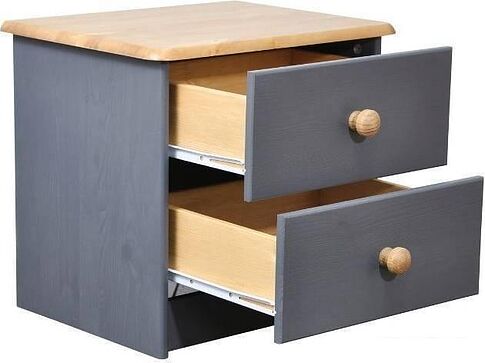 Тумба Диприз Хаба Д 1412.2 (серый воск/антик)