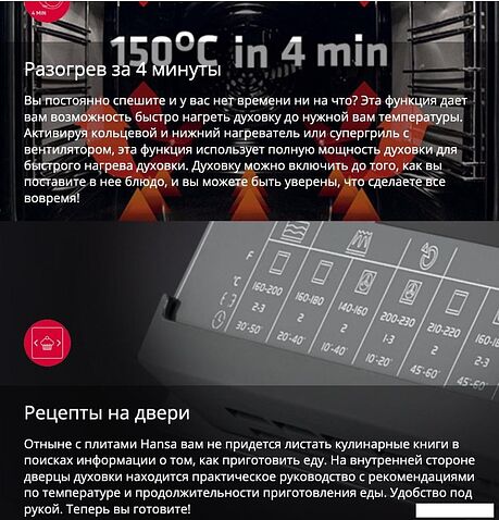 Кухонная плита Hansa FCMW59329