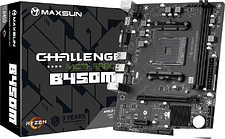 Материнская плата Maxsun Challenger B450M