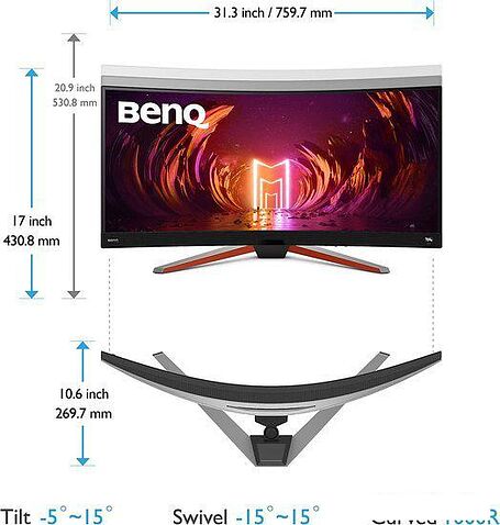 Игровой монитор BenQ Mobiuz EX3410R
